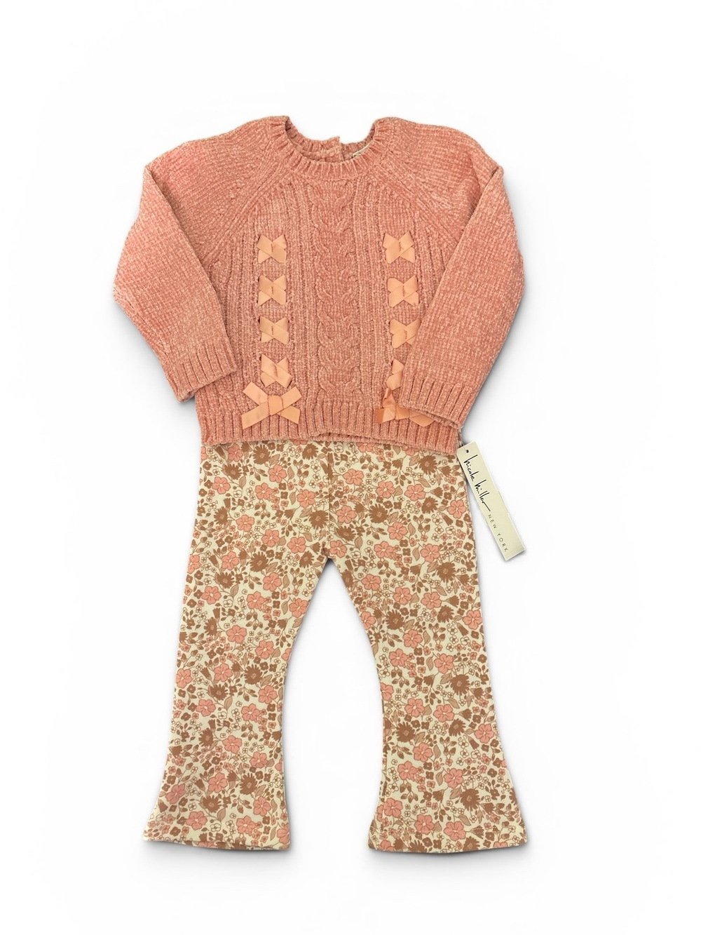 Nicole Milller New York Girls Floral Pink 2 Piece Set